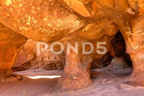 Eroded arches at Stadsaal Caves in Cederberg South Africa Stock Photos