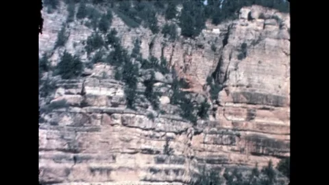 Eroded Canyon Cliffside Stock Footage 276291396