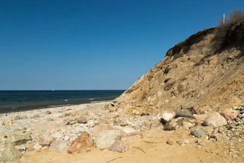 Eroded coastline Stock Photos