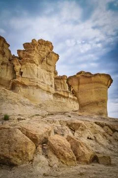 Eroded Desert Rock Formation Stock Photos