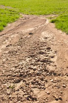Eroded field Stock Photos