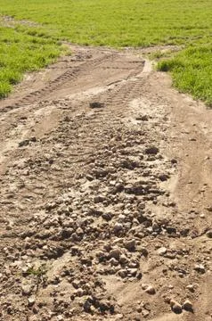 Eroded field Stock Photos