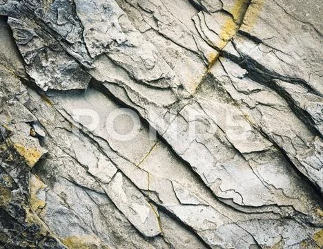 Eroded limestone stone block Stock Photos