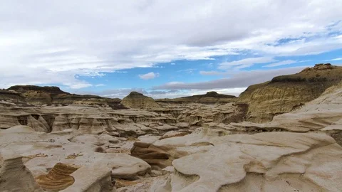 Eroded Rock Formation Stock Footage