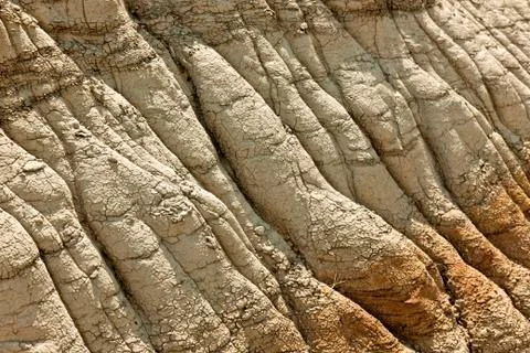 Eroded soil Foto stock