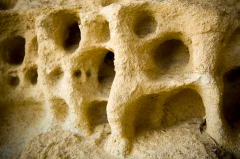 Eroding cliffs Stock Photos