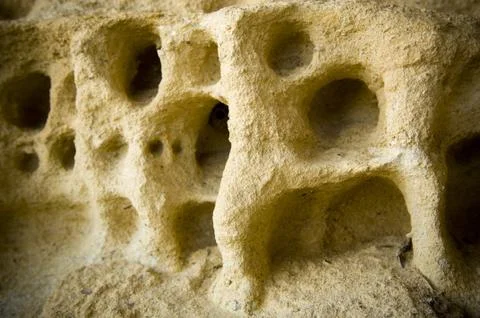 Eroding Cliffs Foto stock