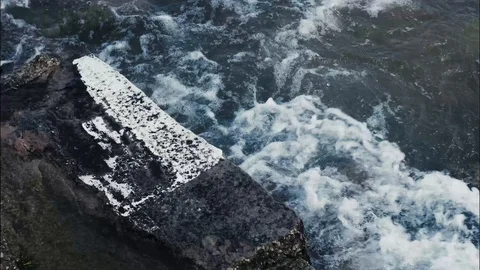 Eroding Storm Wall Stock Footage 95960460