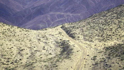 Erosion and drainage features. Patterns of erosion and water paths Stock Footage 334041797