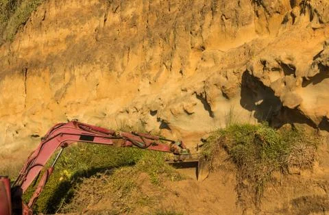 Erosion Clean Up Foto stock