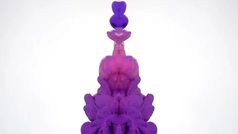 Erotic background. Unreal metamorphoses of colored ink Stock-Footage 317796445