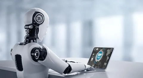 ERP enterprise resource planning software for modish business Stock Illustration