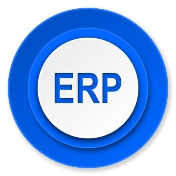 Erp icon. Stock Illustration