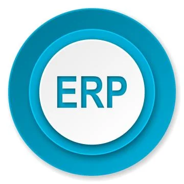 Erp icon. Stock Illustration