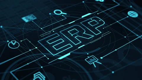 ERP software concept Stock Footage 232369804