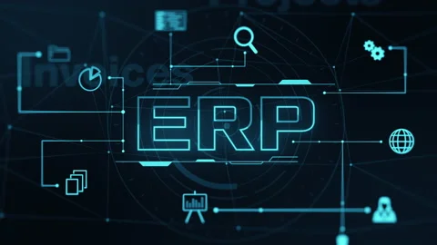 ERP software concept Stock Footage 232678648