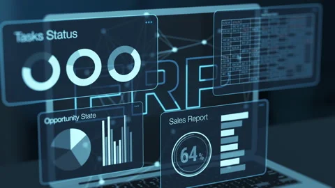 Erp software concept Stock Footage 233097083