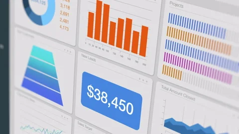 Erp software interface Stock Footage 176241534