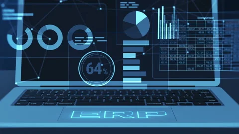 ERP software interface Stock Footage 233286826