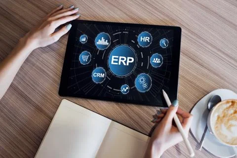 ERP system. Enterprise resources planning. Business process automation. Фото