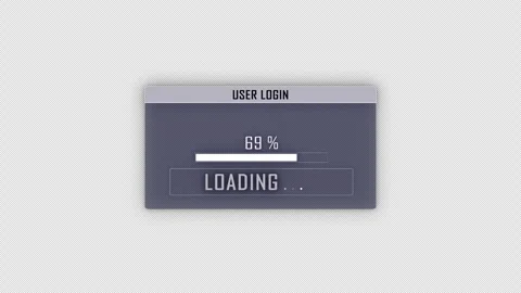 ERROR 403 Loading Bar and Glitch Text, Animation, Background, Loop 스톡 동영상 322146899