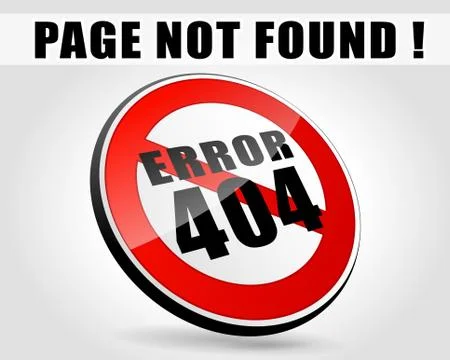 Error 404 3d Stock-Illustration