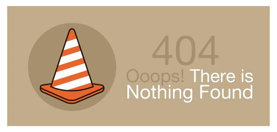 Error 404 banner, vector illustration Stock Illustration