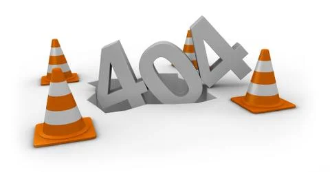 Error 404 concept Stockillustratie