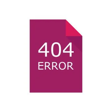 Error 404 file Concept Stock Illustration