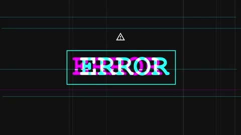 Error 404 glitch background featuring digital distortion and system failure Stock Footage 345100299