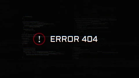 Error 404 - Glitch Loop Animation. Video stock 249837086