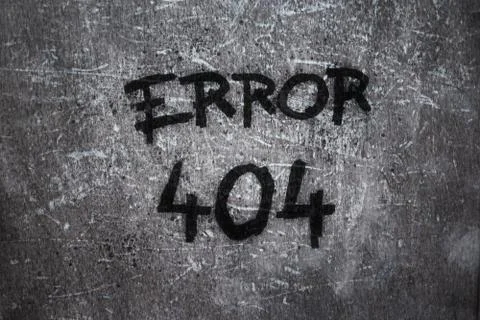 Error 404 on grunge background Stock-Illustration