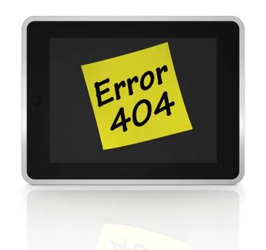 Error 404 Stock-Illustration