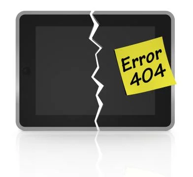 Error 404 Stock-Illustration