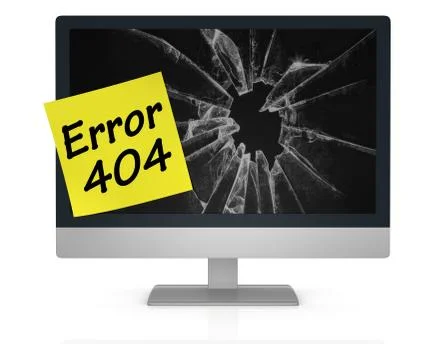 Error 404 Stock-Illustration