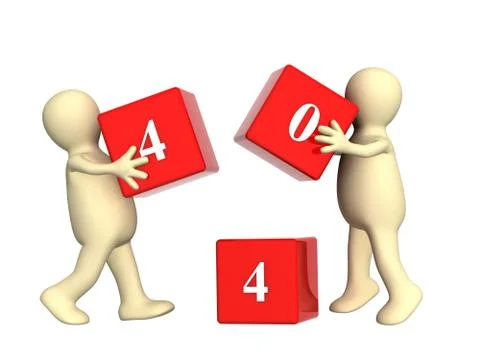 Error 404 Stockillustratie