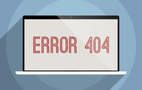 Error 404 Stock-Illustration
