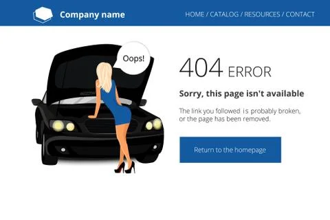 Error 404 Illustrazione stock
