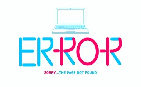 Error 404 스톡 일러스트