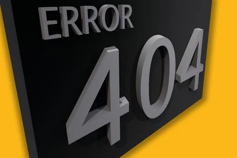 Error 404 Ilustração Stock