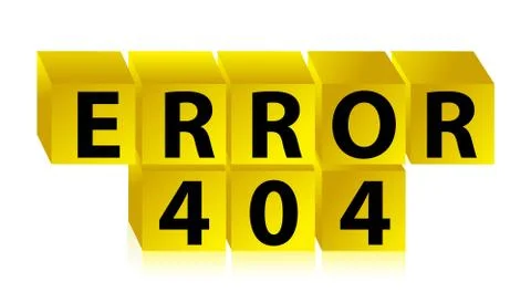 Error 404 illustration design Illustrazione stock