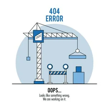 Error 404 infographic vector illustration Illustrazione stock