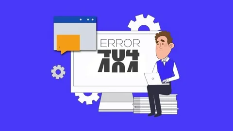 Error 404 internet problem Stock Footage 250234151