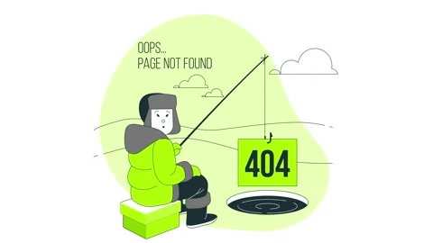 Error 404 Page not found Stock Footage 265052373