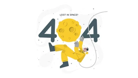 Error 404 Page not found Stock Footage 265052375