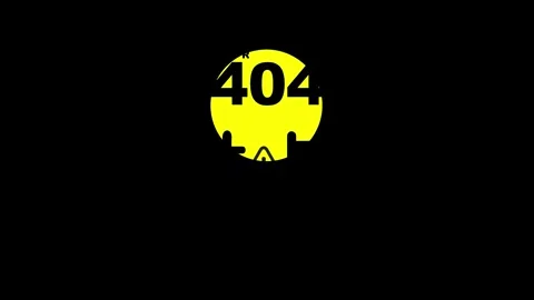 Error 404 Page not found animation video Stock Footage 283461391