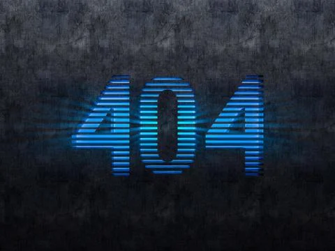 Error 404. Page not found. Stock-Illustration