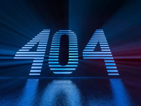 Error 404. Page not found. 3D Stock-Illustration