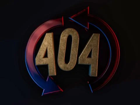 Error 404. Page not found. 3D イラスト素材