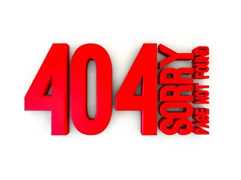 Error 404. Page not found. 3D イラスト素材